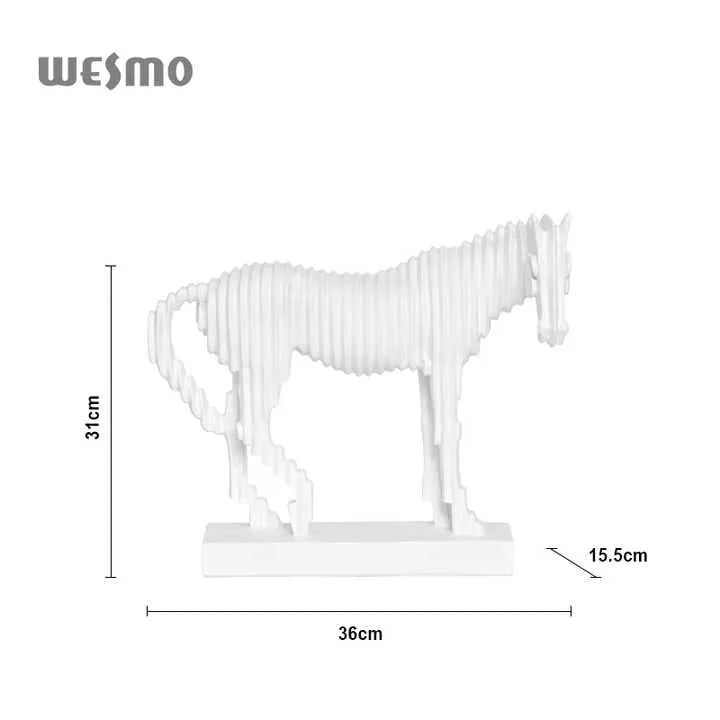 منحوتات منزلية مصنوعة يدويًا من الراتنج - Handmade Resin Home Sculptures Horse
