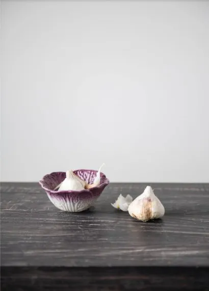 Cabbage Shaped Stoneware - Set of Two