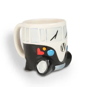 Ceramic Love Van Milk Mug <br> Black