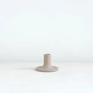 Ceramic Taper Candle Holder in Sand
