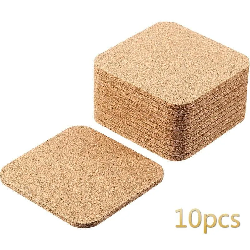 Cork Coaster with Holder
