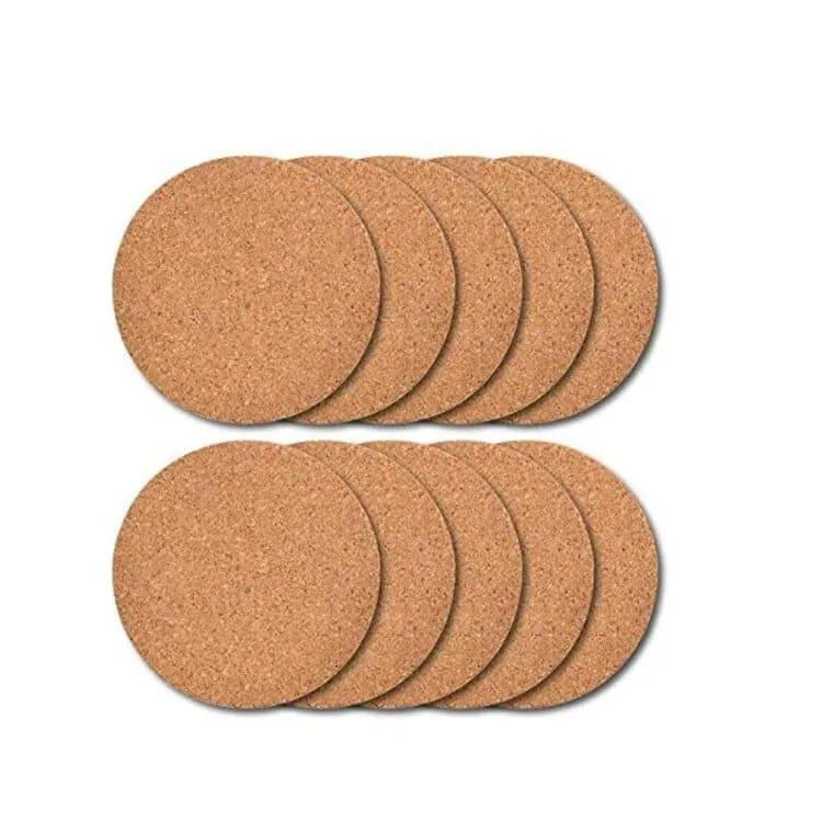Cork Coaster with Holder