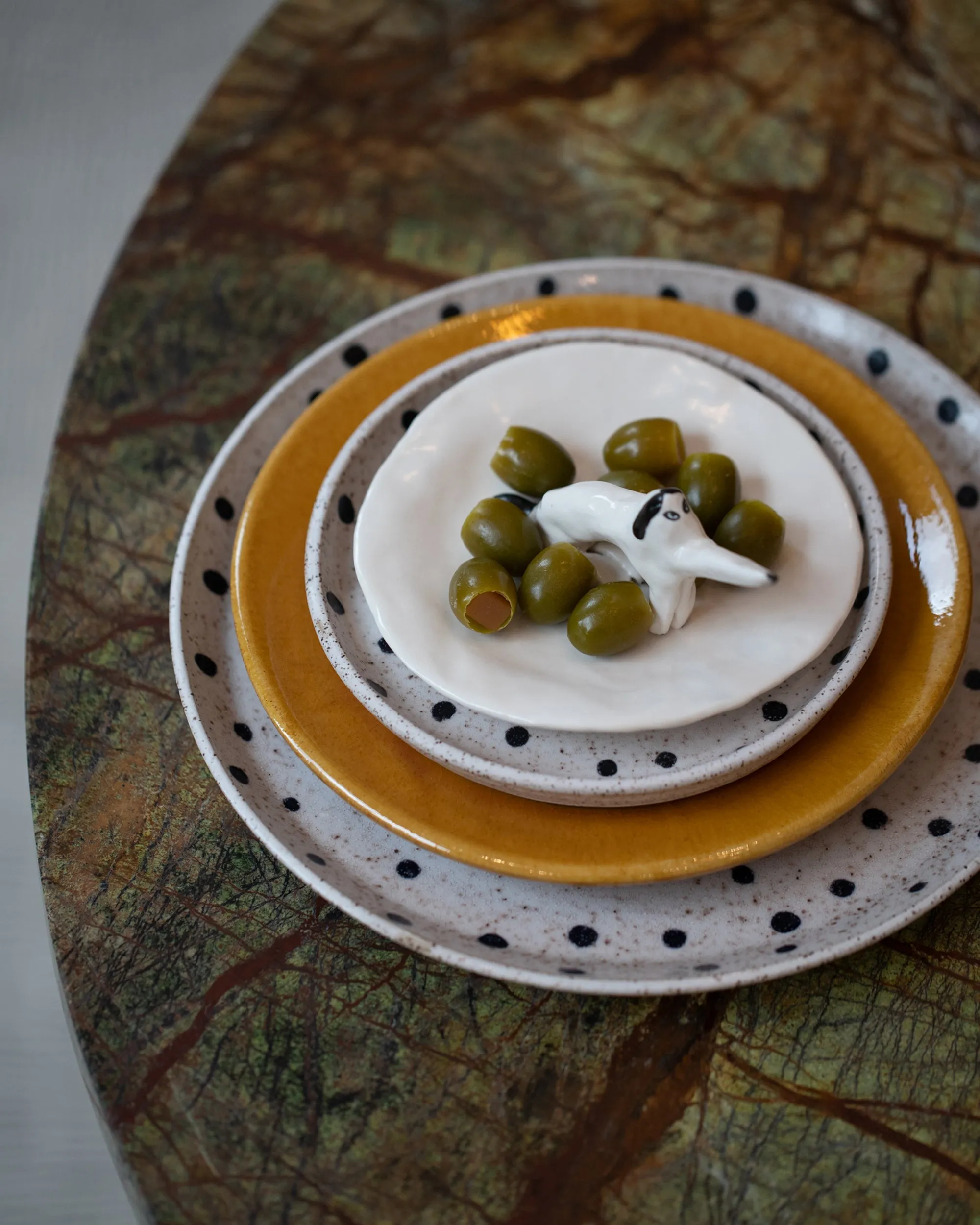 Dot Salad Plate