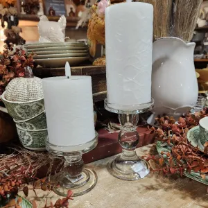 Glass Candle Holder