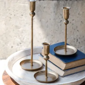 Gold Plate Candle Stick