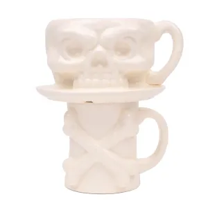 Hellish Coffee Dripper & Mug Set - White