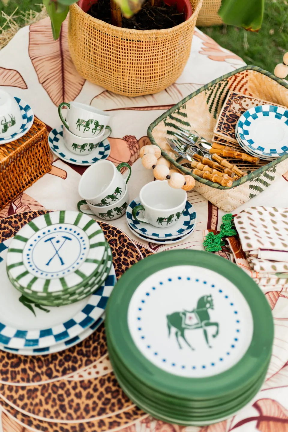 Herradura Dinner Plate / Blue