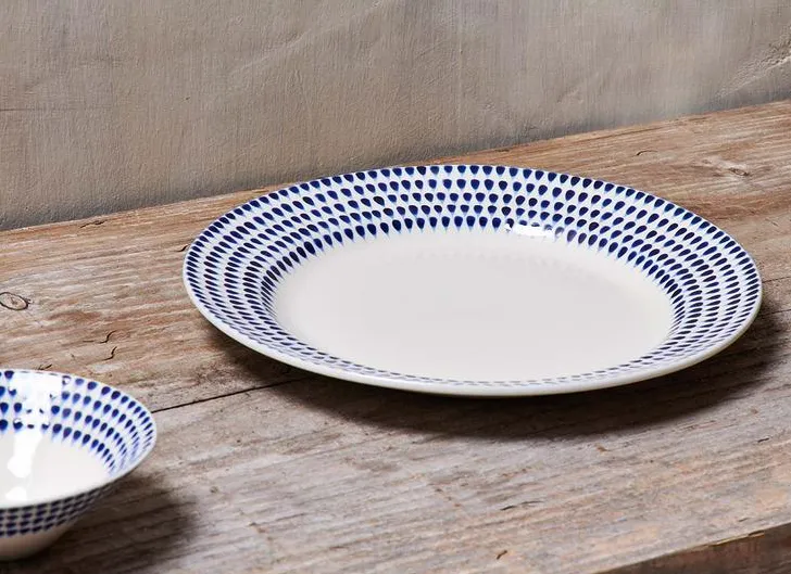 Indigo Drop Plates