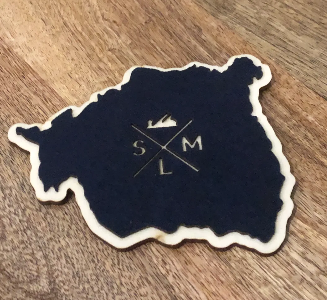 PAIR OF LAKE ARROWHEAD TOPOGRAPHY COASTERS [2]