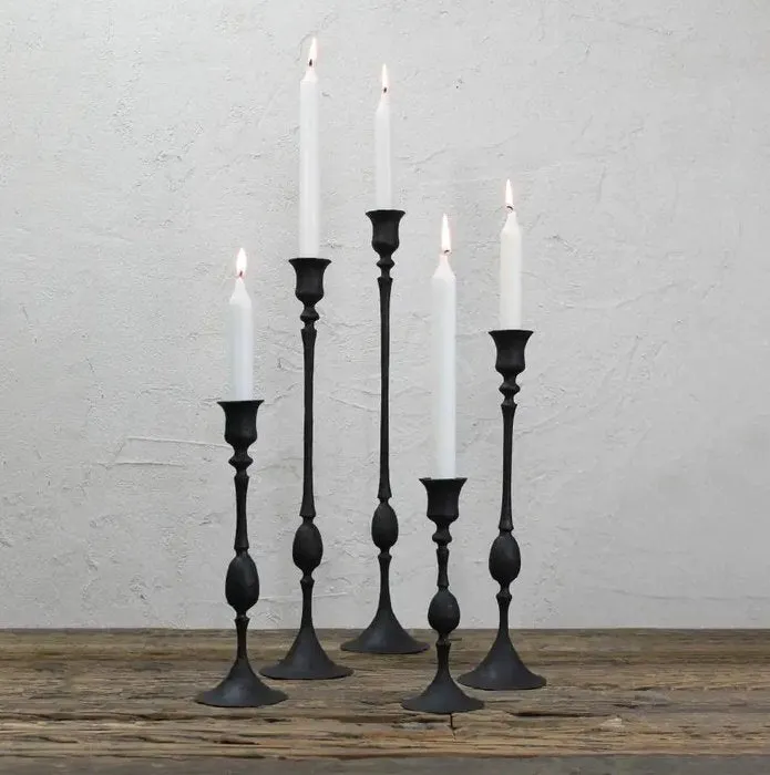 Petro Metal Taper Candle Holder - Large