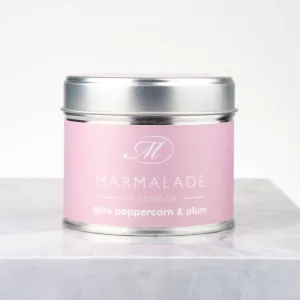 Pink Pepper & Plum Tin Candle Medium