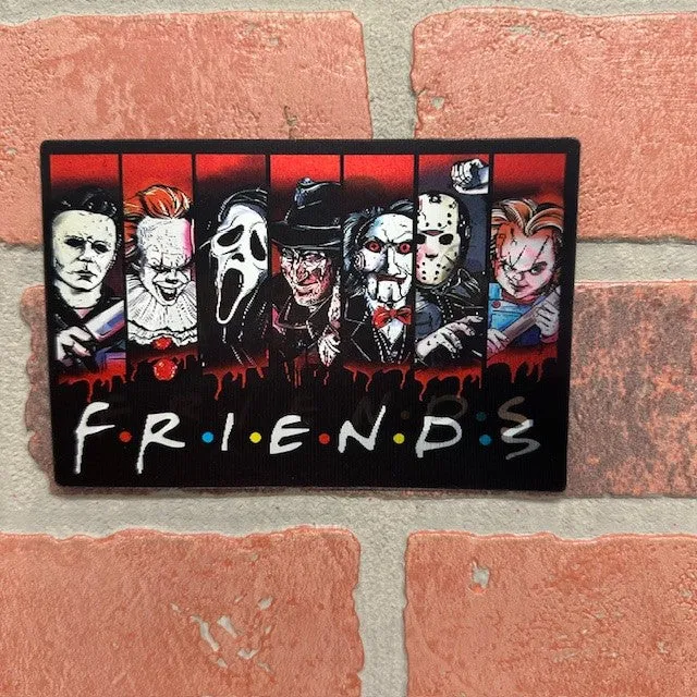 Sticker - 3D Friends Horror