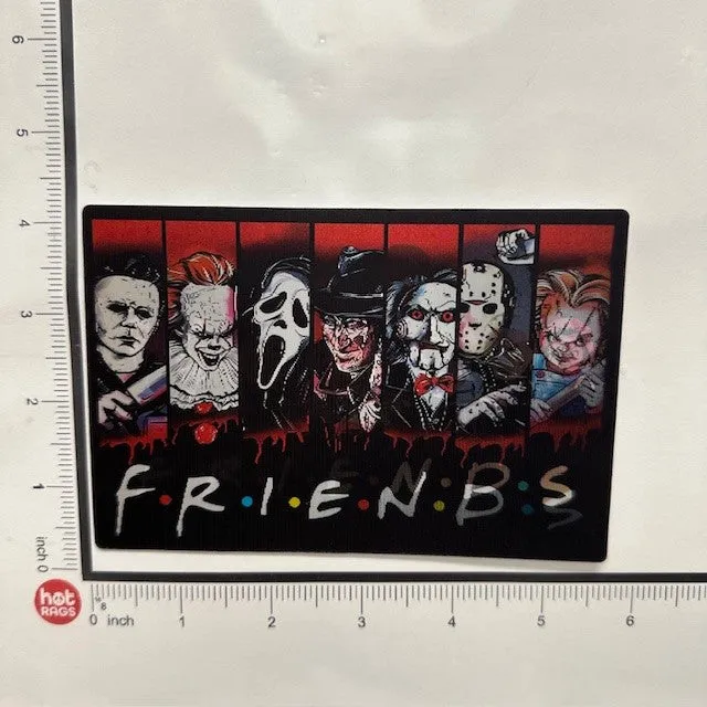 Sticker - 3D Friends Horror