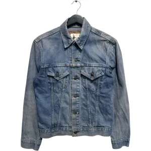 Vintage Levi's Strauss Hand Painted Denim Trucker Jacket